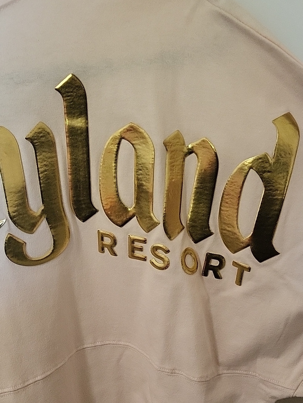Disneyland Pink and Gold Spirit Jersey Size XL - Picture 9 of 13